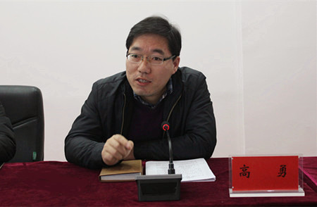 县委常委,宣传部长高勇讲话