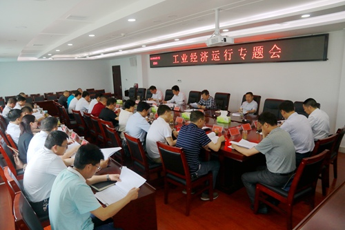 纪道清在工业经济运行专题会上强调 强化争先创优意识 奋力冲刺工业经济“双过半