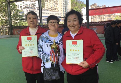 全民健身赛 “夕阳”展华彩