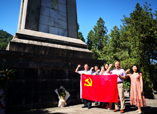 县公检中心开展“铭记光辉历史 传承红色基因”主题教育活动