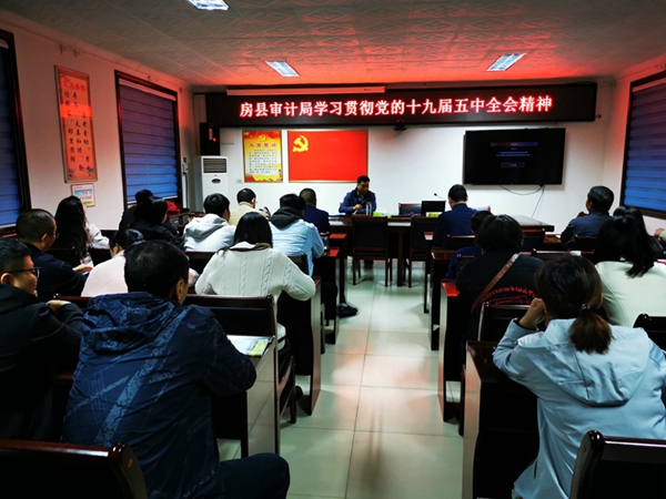 县审计局深入学习贯彻十九届五中全会精神