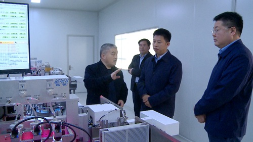 纪道清调研工业企业运行情况