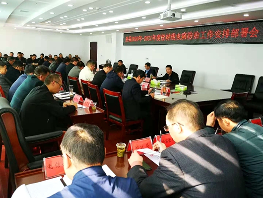 我县召开2020-2021年度松材线虫病防治工作安排部署会