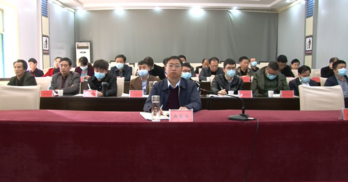 我县组织收看 “全国冬春农田水利暨高标准农田建设”视频会