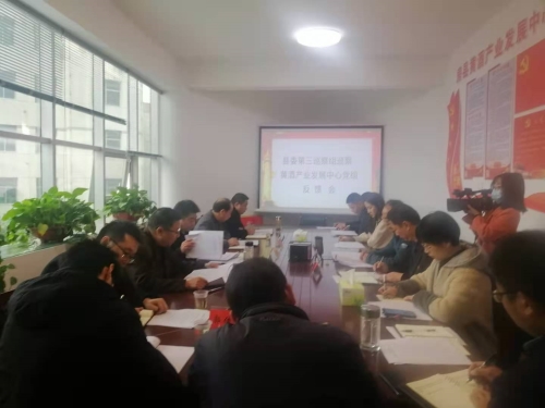 县委第三巡察组向县黄酒产业发展中心党组反馈巡察情况