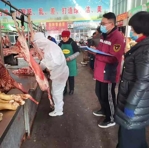 县执法局：开展核酸抽样检测工作