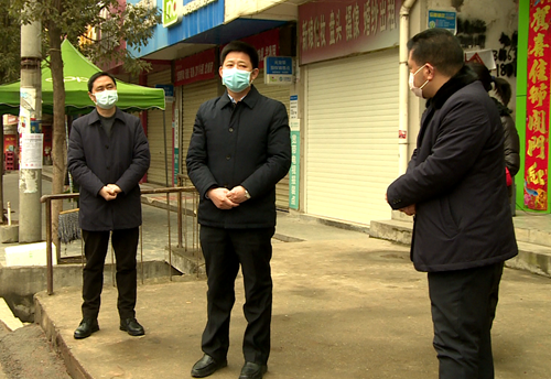 纪道清深入基层乡镇调研督导疫情防控工作