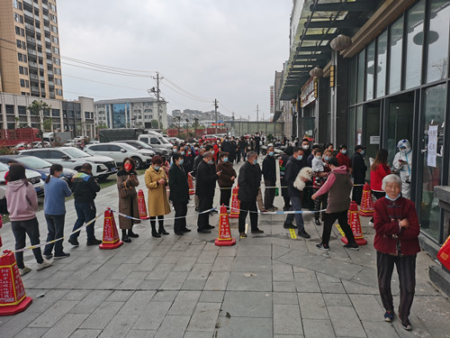 房县开展核酸检测实战演练