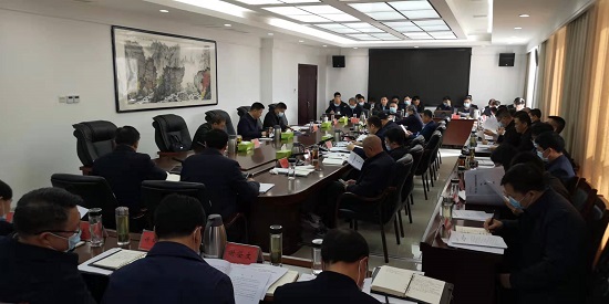 纪道清主持召开县四家班子联席会