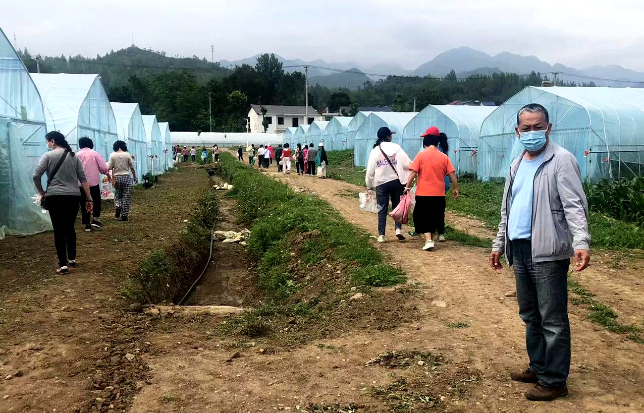 房州味道“智慧农场”开来了旅游大巴