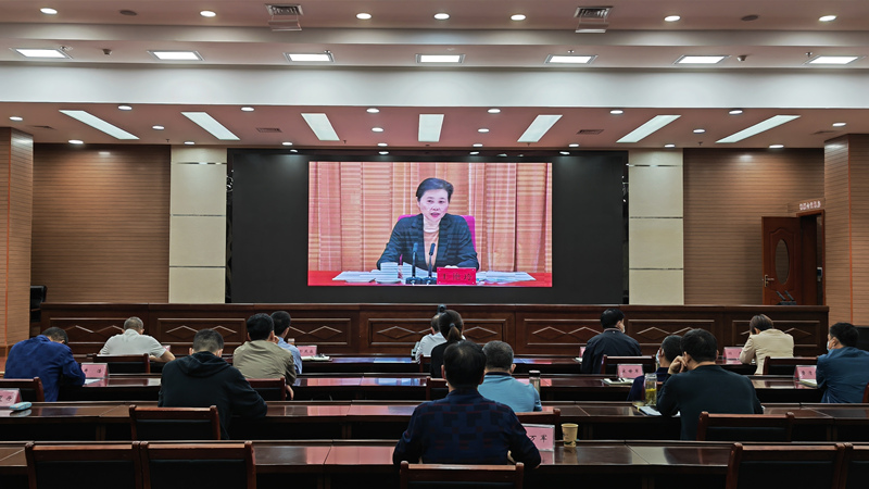 县人大常委会组织收看省、市“聚力共同缔造·代表行动”视频部署会