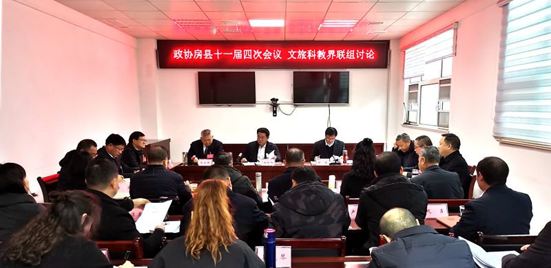 谢晓鸣参加政协十一届四次会议文旅科教界联组讨论